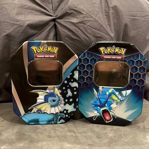 Empty Pokémon tins!